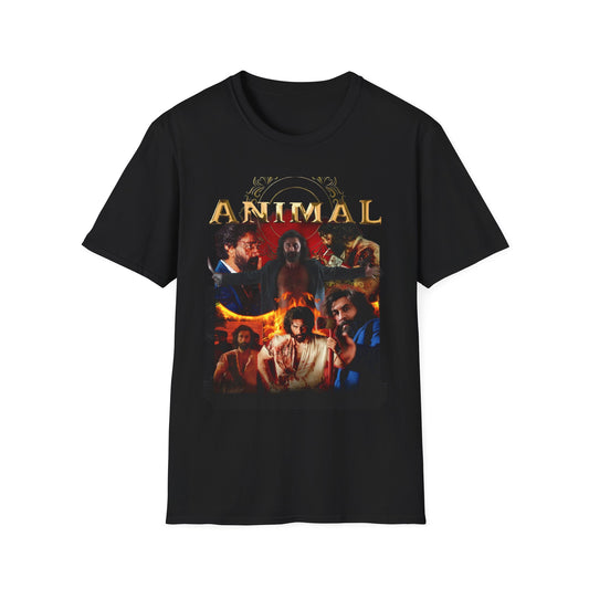 Animal Vintage style 90s retro Tshirt l Animal Movie l Ranbir Kapoor movie l Bobby Deol l Bollywood l South Asian l Indian l Unisex  T-Shirt